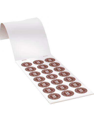 Keuringssticker met heel jaartal, boekje