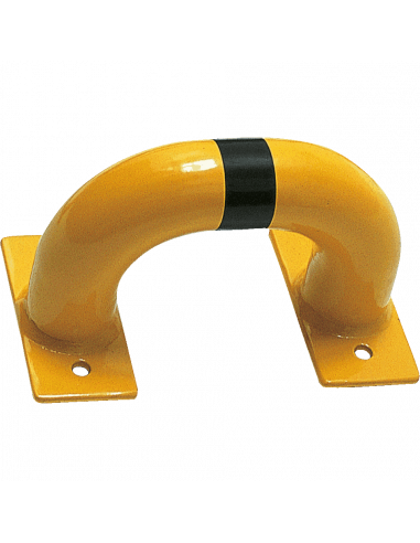 Beschermbeugel voor wand, 150 mm, geel zwart, 250 x 150 mm