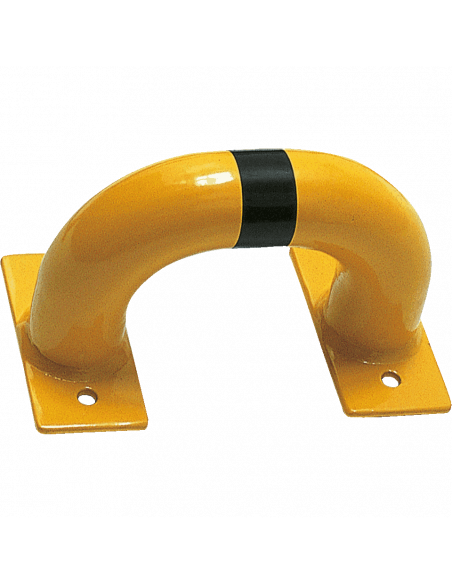 Beschermbeugel voor wand, 150 mm, geel zwart, 250 x 150 mm
