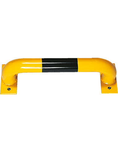 Beschermbeugel voor wand, 150 mm, geel zwart, 500 x 150 mm