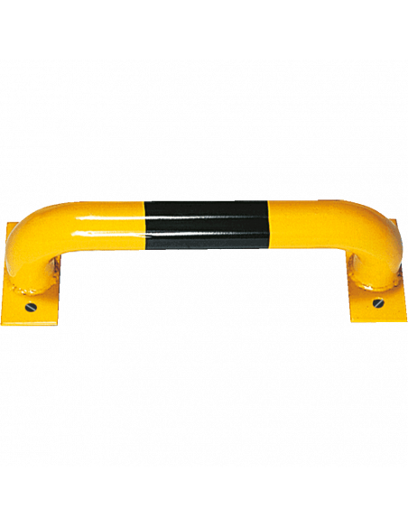 Beschermbeugel voor wand, 150 mm, geel zwart, 500 x 150 mm