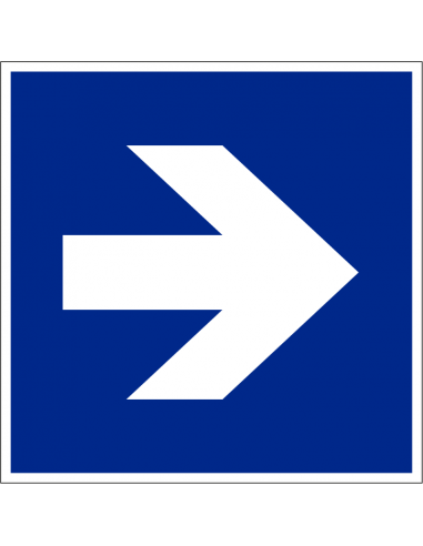 Te volgen richting kunststof 100 x 100 mm