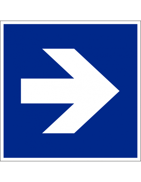 Te volgen richting kunststof 100 x 100 mm