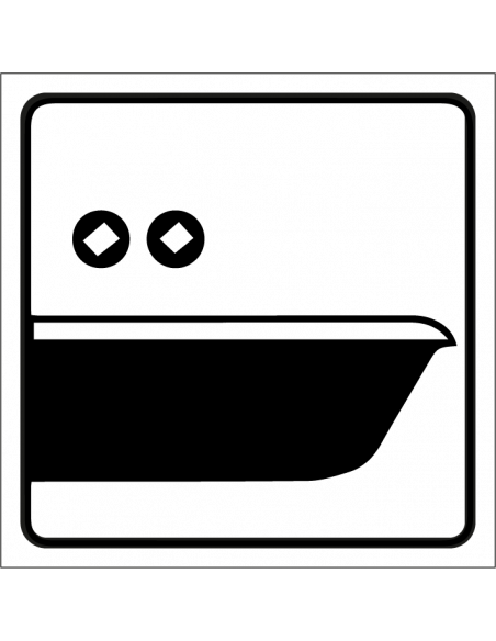 Bad kunststof 100 x 100 mm