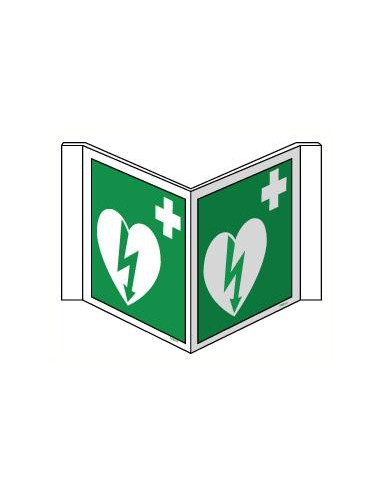 Panorama AED bord, kunststof, E010