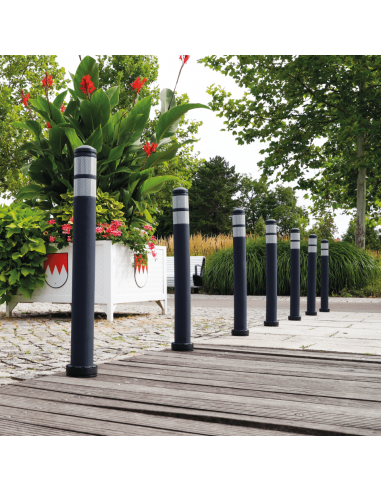 Flexibele stadspaal Kapa, antraciet