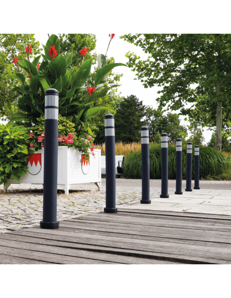 Flexibele stadspaal Kapa, antraciet