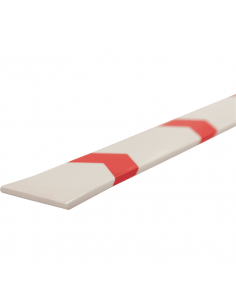 Knuffi Oneway voor looprichtingen, rood wit per meter