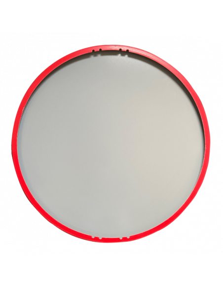 Achterkant verkeersbord 60 km, aluminium DOR, A1, rond, rood wit, maximale snelheid 60 km