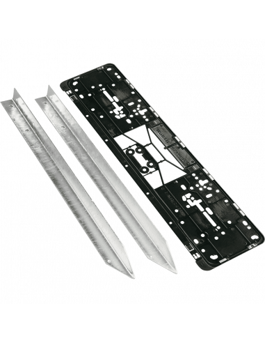 Parkeren directie bord, rechthoek, bevestiging set 1 voor insteken