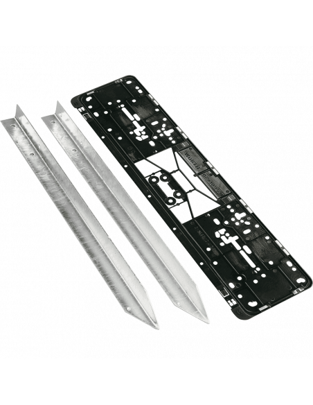 Parkeren directie bord, rechthoek, bevestiging set 1 voor insteken