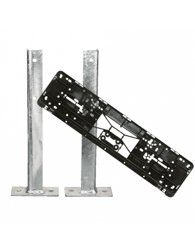 Parkeren directie bord, bevestiging set 2 voor grondbevestiging