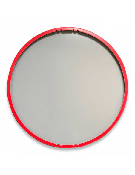 Verkeersbord E2 verboden stil te staan, aluminium DOR, rood blauw, rond, blauw bord met kruis