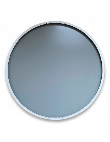 Verkeersbord G9 ruiterpad, aluminium DOR, blauw wit, rond, symbool ruiter