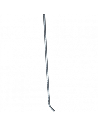 Montagestang schroeffundering, staal, grijs