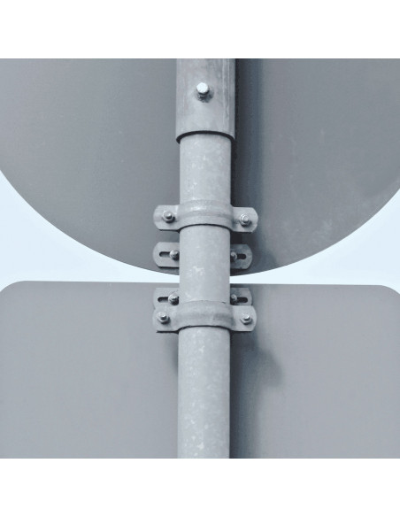 Klembeugel voor buispaal, 76 mm