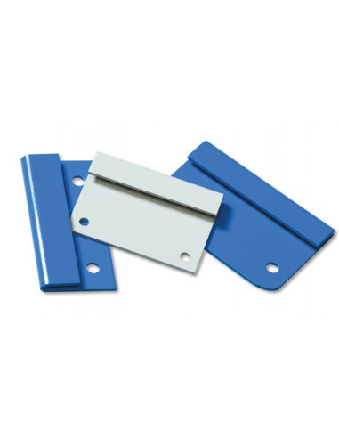 Verkeersbordbeugel wand en muur, 2 stuks blauw en zilver