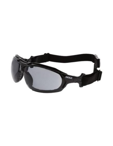 OXXA X-Spec-Sporty 8231 veiligheidsbril, groen zwart met smoke lens