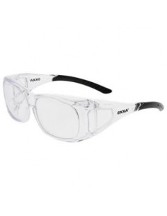 OXXA Teon 8205 veiligheidsbril, zwarte pootjes, transparante lens