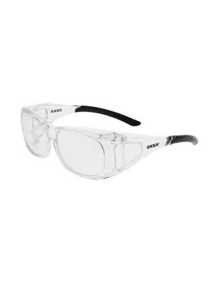 OXXA Teon 8205 veiligheidsbril, zwarte pootjes, transparante lens