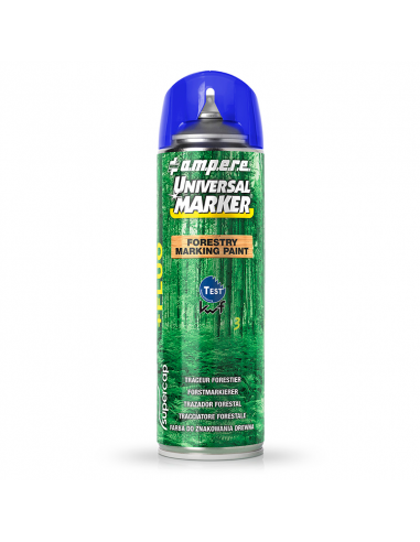 Ampere universal marker markeerverf fluo, blauw