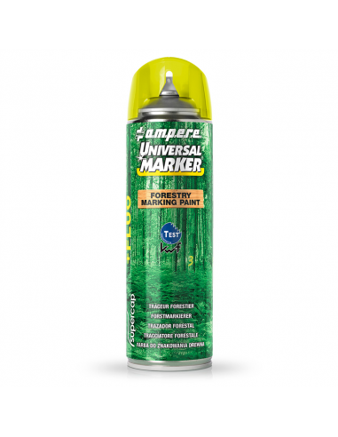 Ampere universal marker markeerverf fluo, geel