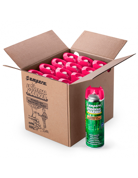 Ampere universal marker markeerverf fluo, roze