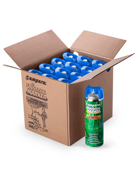 Ampere universal marker markeerverf duurzaam, blauw