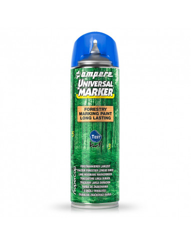 Ampere universal marker markeerverf duurzaam, blauw