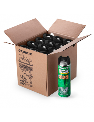 Ampere universal marker markeerverf duurzaam, zwart