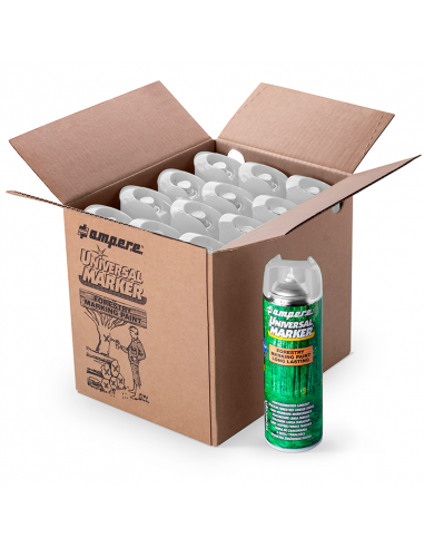 Ampere universal marker markeerverf duurzaam, wit