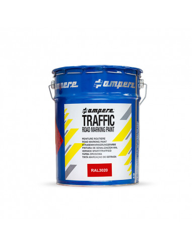 Traffic road marking paint, rood