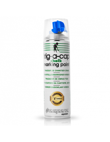 Trig-a-cap chalk krijtspray, blauw