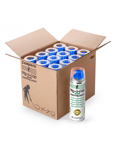 Trig-a-cap chalk krijtspray, blauw
