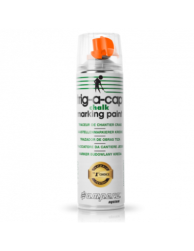 Trig-a-cap chalk krijtspray, oranje