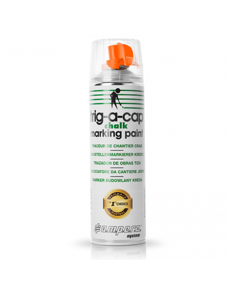 Trig-a-cap chalk krijtspray, oranje