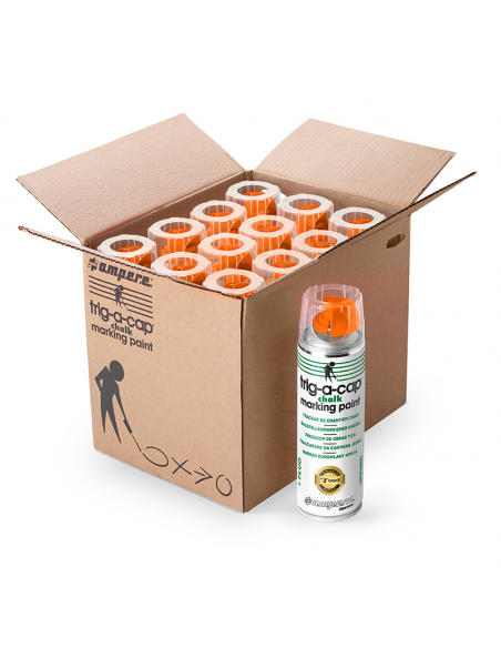 Trig-a-cap chalk krijtspray, oranje
