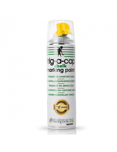 Trig-a-cap chalk krijtspray, geel
