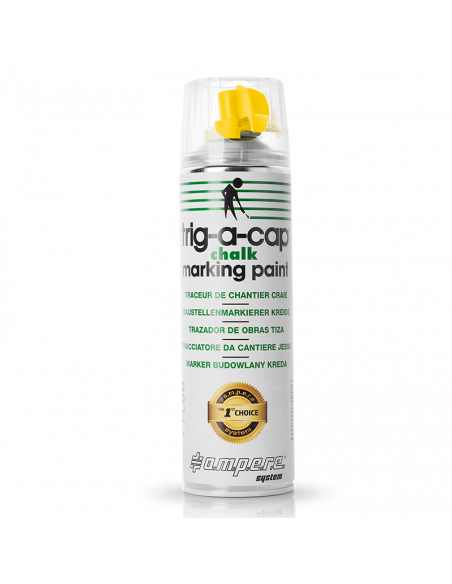 Trig-a-cap chalk krijtspray, geel