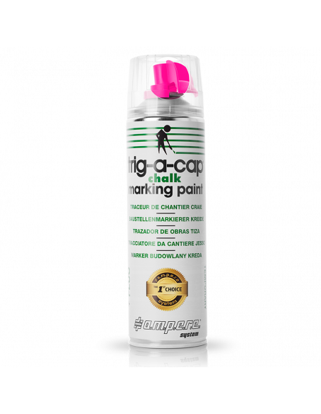 Trig-a-cap chalk krijtspray, roze