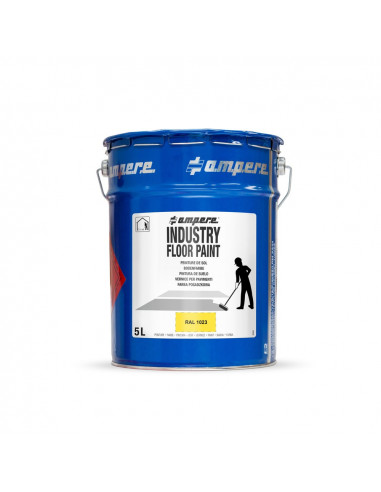 Traffic industry floor paint markeerverf, geel