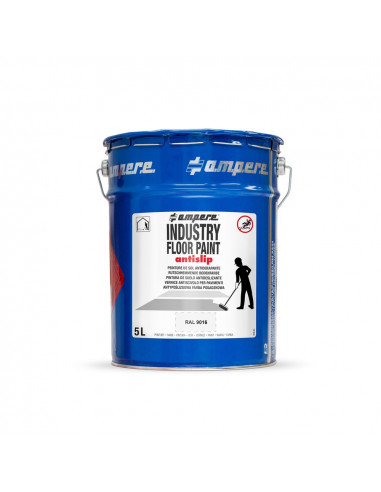 Traffic industry antislip floor paint markeerverf, wit