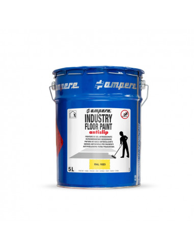 Traffic industry antislip floor paint markeerverf, geel