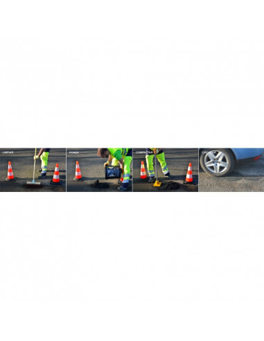 Traffic koudasfalt één-componenten, zwart