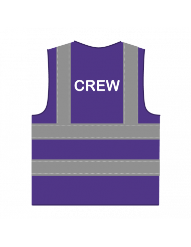 Crew hesje RWS paars, witte opdruk