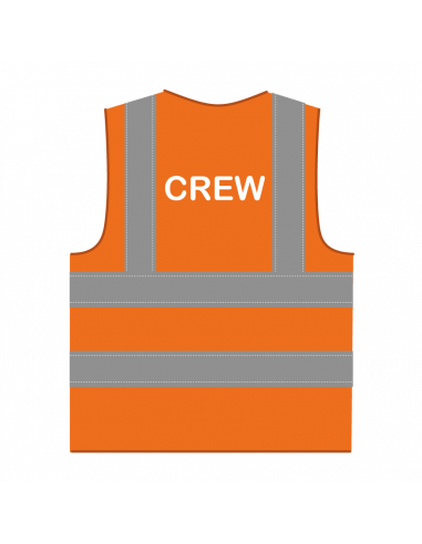 Crew hesje RWS oranje, witte opdruk