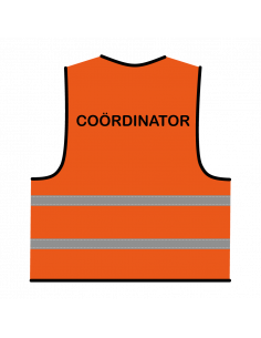 Coördinator hesje oranje