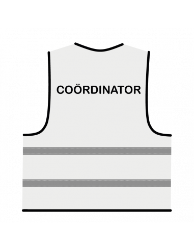 Coördinator hesje wit