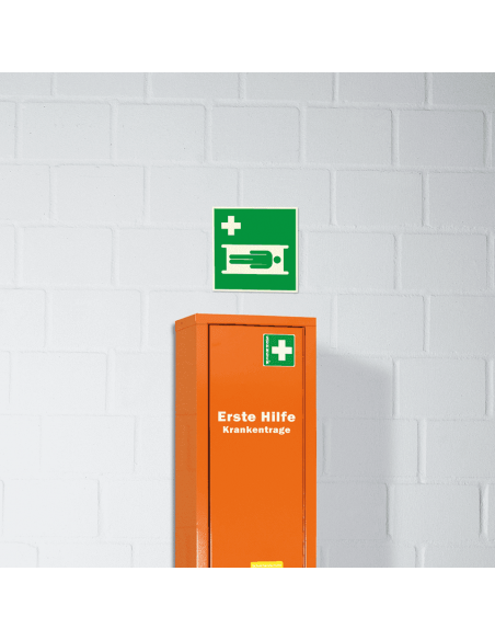 Extra lichtgevend brancard bord, 200 x 200 mm, E013