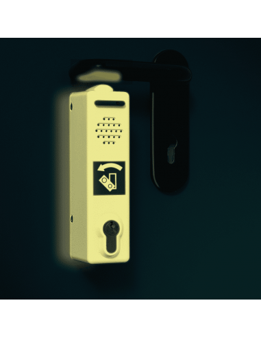 Lichtgevende basis exit control